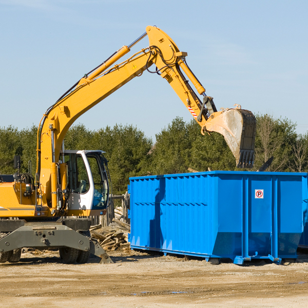 are there any restrictions on where a residential dumpster can be placed in Maryland City